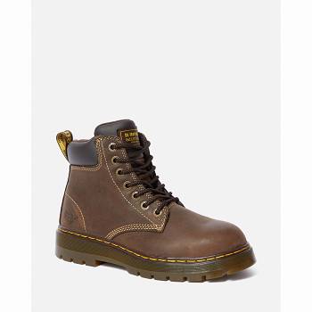 Dr Martens Winch Extra Wide - Hnede Pracovne Cizmy Panske, D170SK